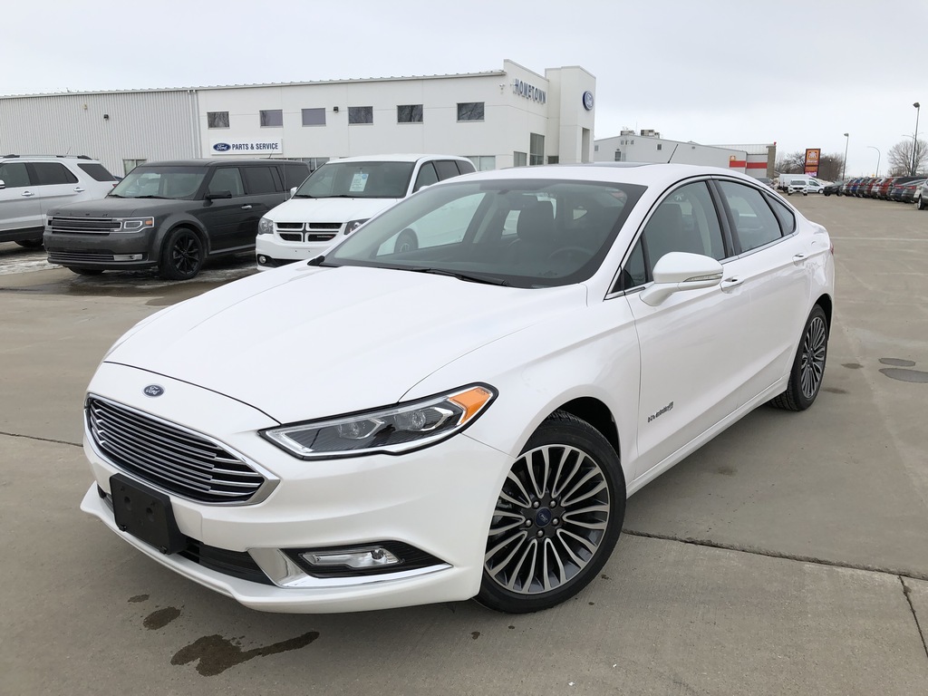 2018 Ford Fusion Hybrid Anium White Platinum 2 0l I4 16v Dohc 2018 Ford Fusion Hybrid Anium