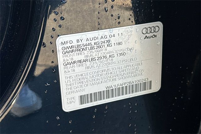 2011 Audi Q5 2.0T Premium 2011 Audi Q5 2.0T Premium