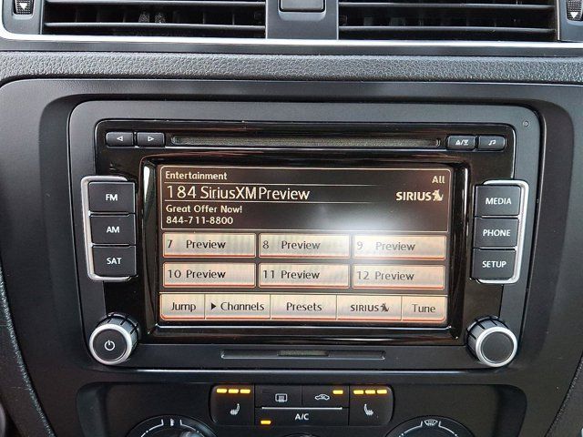2012 Volkswagen Jetta Sedan SE w/Convenience & Sunroof PZEV