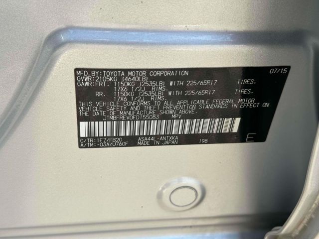 2015 Toyota RAV4 AWD 4dr LE (Natl)