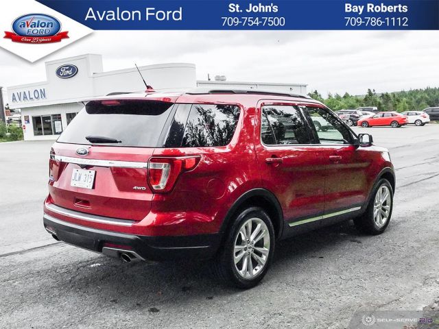 2018 ford explorer red