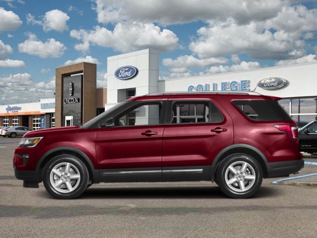 2018 ford explorer red