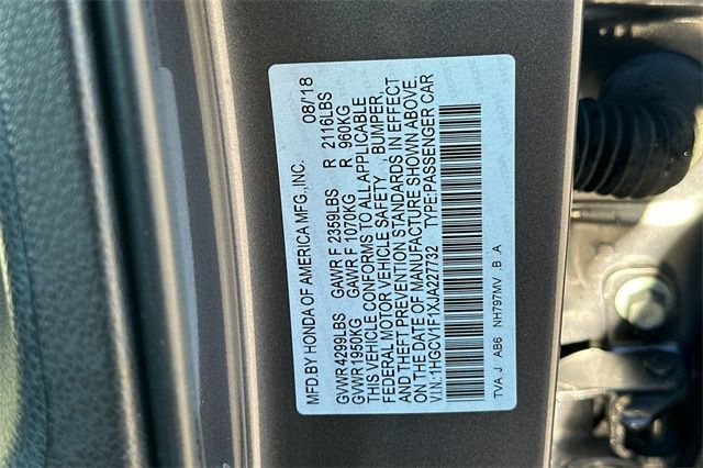 2018 Honda Accord LX 2018 Honda Accord LX