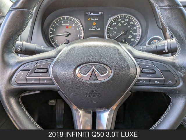 2018 Infiniti Q50 3.0t LUXE 2018 Infiniti Q50 3.0t LUXE