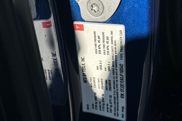 2018 Tesla Model 3 Long Range 2018 Tesla Model 3 Long Range