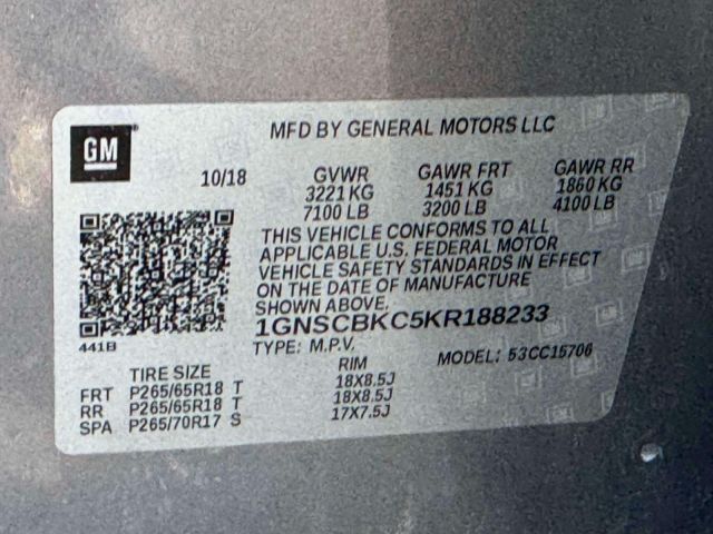 2019 Chevrolet Tahoe 2WD 4dr LT 2019 Chevrolet Tahoe 2WD 4dr LT