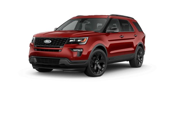 2019 Ford Explorer Sport Ruby Red, 3.5L EcoBoost® V6 Engine | Hardy
