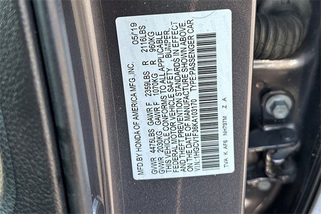 2019 Honda Accord Sport 2019 Honda Accord Sport