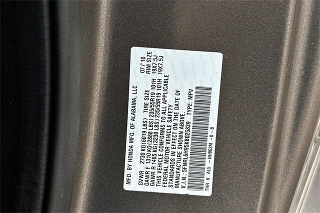 2019 Honda Odyssey Elite 2019 Honda Odyssey Elite