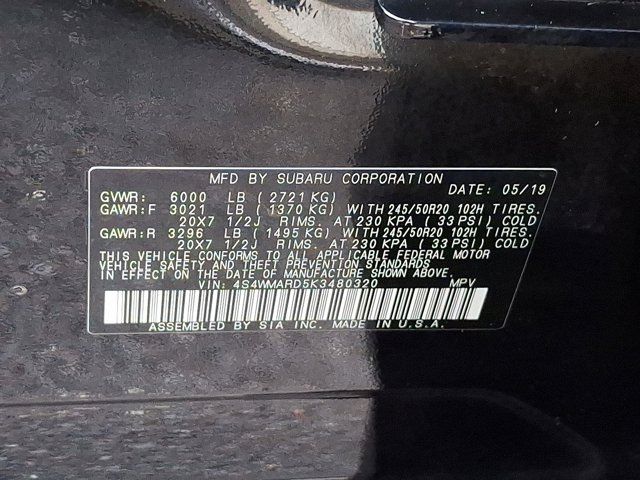 2019 Subaru Ascent Touring