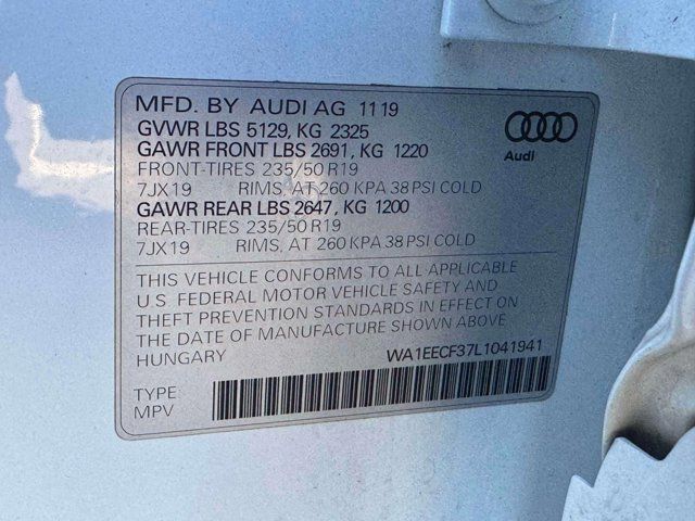 2020 Audi Q3 S line Premium Plus 2020 Audi Q3 S line Premium Plus