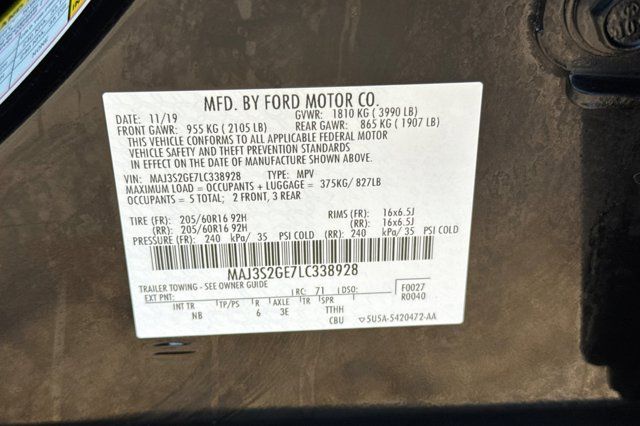 2020 Ford EcoSport SE Pre-Owned