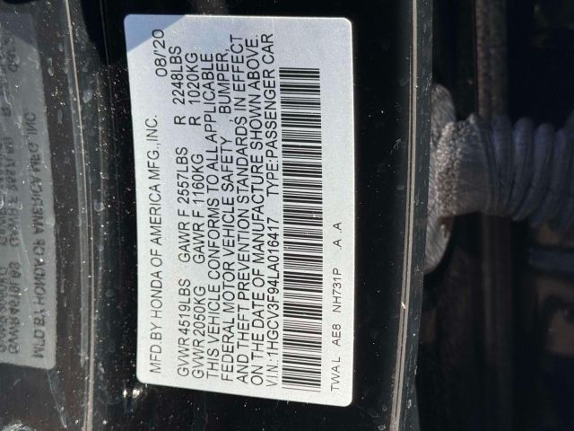 2020 Honda Accord Hybrid Touring Sedan 2020 Honda Accord Hybrid Touring Sedan