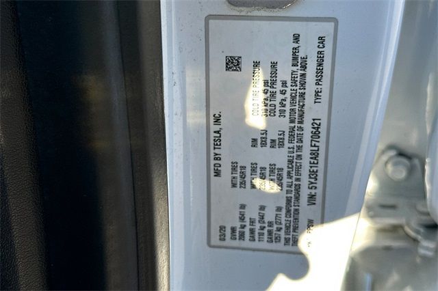 2020 Tesla Model 3 Standard Range Plus 2020 Tesla Model 3 Standard Range Plus