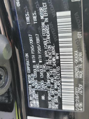 2020 Toyota 4Runner SR5 4WD (Natl) 2020 Toyota 4Runner SR5 4WD (Natl)