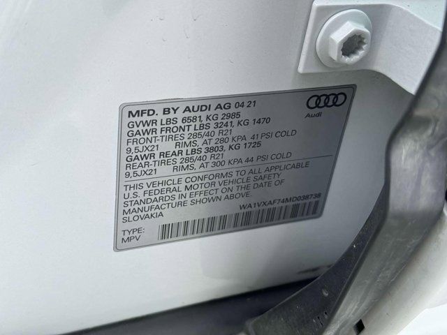 2021 Audi Q7 Prestige