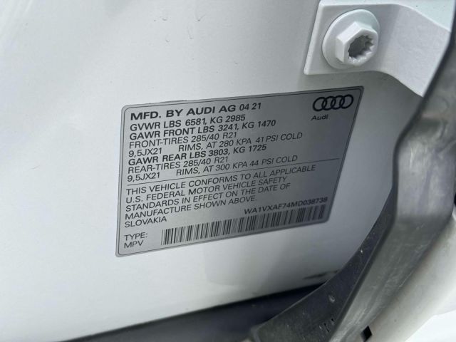 2021 Audi Q7 Prestige 55 TFSI quattro