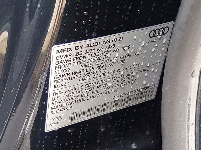 2021 Audi Q8 Premium Plus