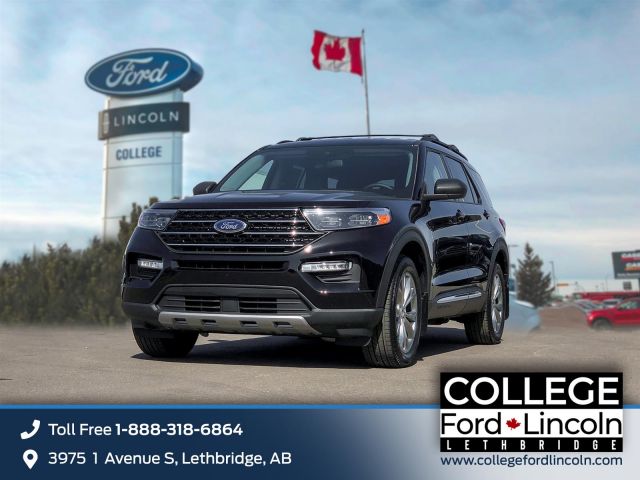 21 Ford Explorer Xlt Agate Black 2 3l Ecoboost Engine College Ford Lincoln Ltd