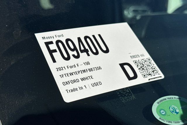 2021 Ford F-150 XLT Pre-Owned 2021 Ford F-150 XLT Pre-Owned