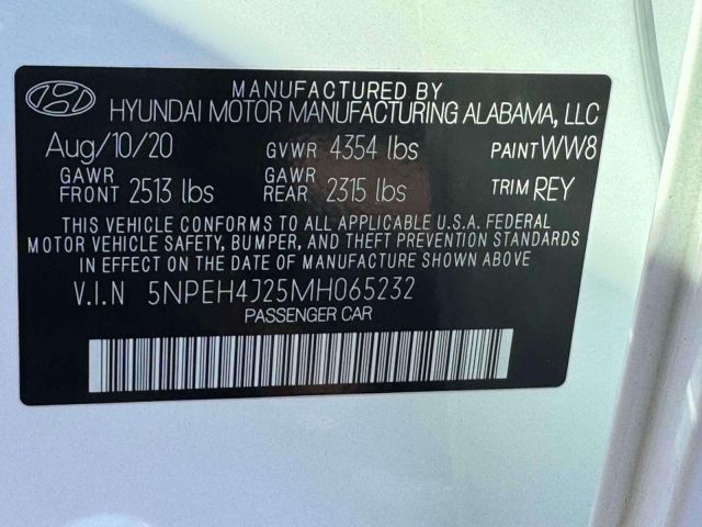 2021 Hyundai Sonata Limited 1.6T