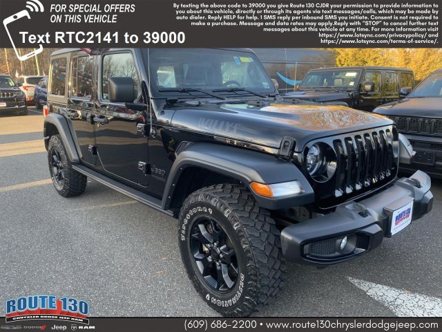 2021 Jeep Wrangler Unlimited Willys 4x4 2021 Jeep Wrangler Unlimited Willys 4x4