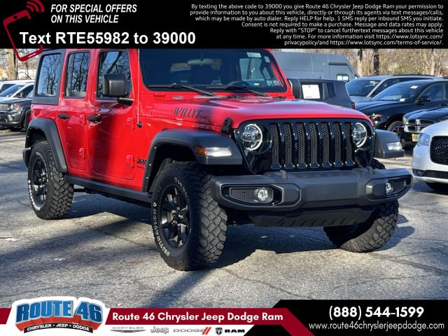 2021 Jeep Wrangler Unlimited Willys 4x4 2021 Jeep Wrangler Unlimited Willys 4x4