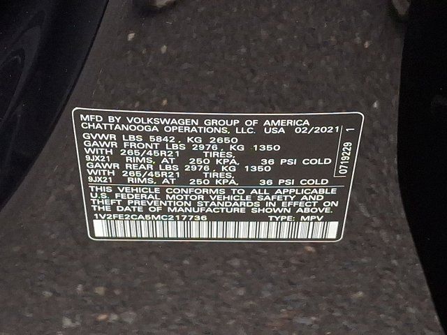 2021 Volkswagen Atlas Cross Sport 3.6L V6 SEL Premium R-Line