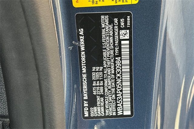 2022 BMW 4 Series 430i 2022 BMW 4 Series 430i