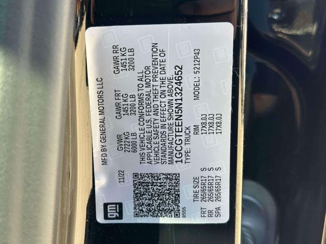 2022 Chevrolet Colorado 4WD Crew Cab 128 ZR2