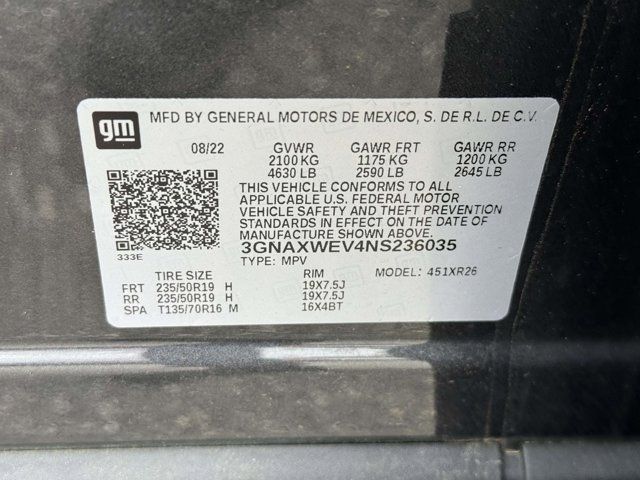 2022 Chevrolet Equinox RS 2022 Chevrolet Equinox RS