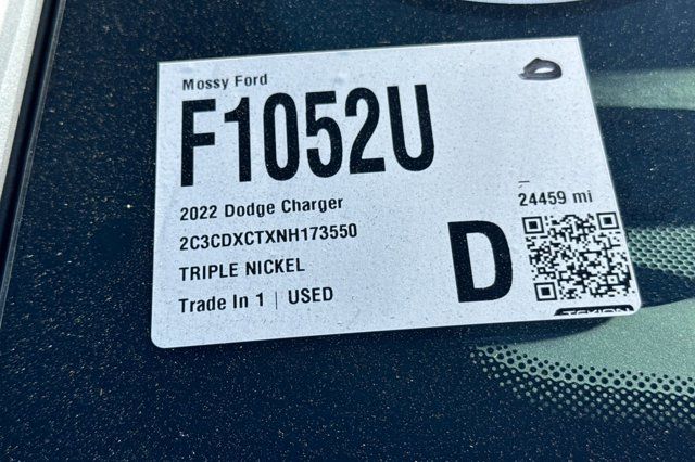 2022 Dodge Charger R/T Certified Pre-Owned