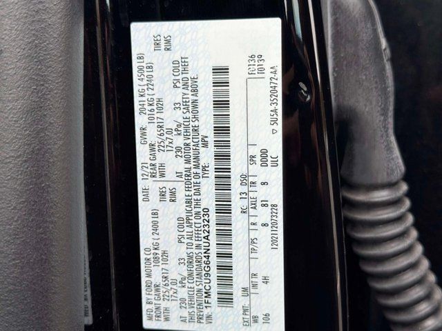 2022 Ford Escape SE 2022 Ford Escape SE