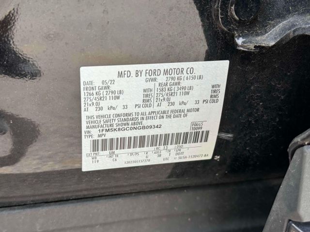 2022 Ford Explorer ST 4WD