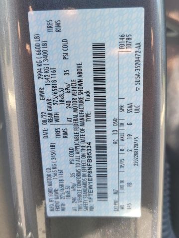 2022 Ford F-150 XLT 4WD SuperCrew 5.5 Box 2022 Ford F-150 XLT 4WD SuperCrew 5.5 Box