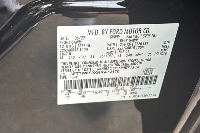 2022 Ford Maverick LARIAT Certified Pre-Owned