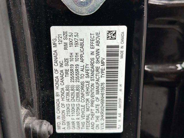 2022 Honda CR-V Touring 2022 Honda CR-V Touring