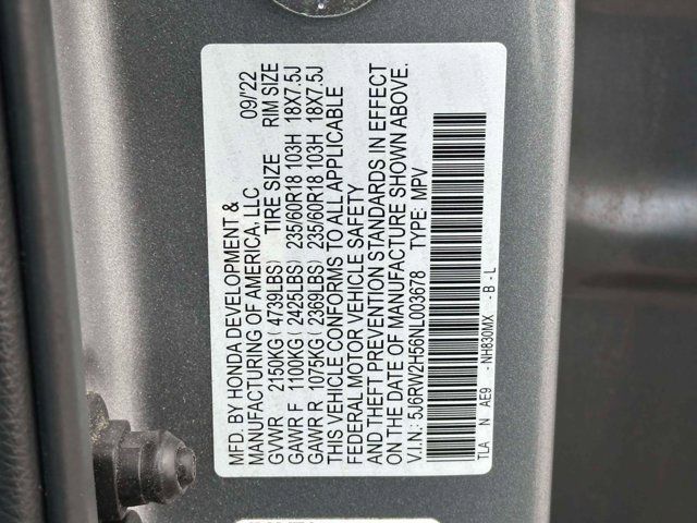 2022 Honda CR-V EX 2022 Honda CR-V EX