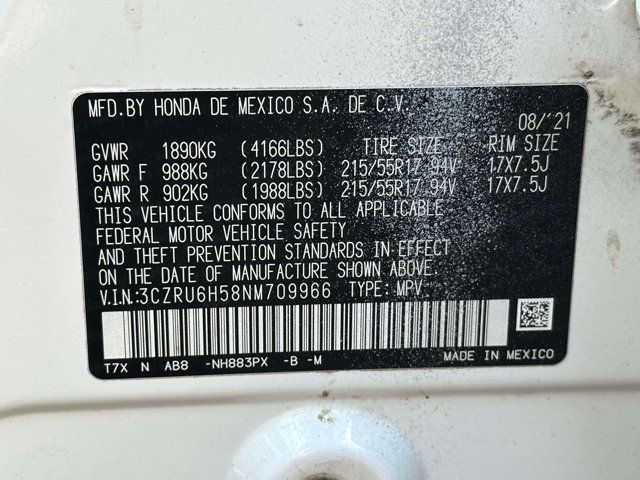 2022 Honda HR-V EX 2022 Honda HR-V EX