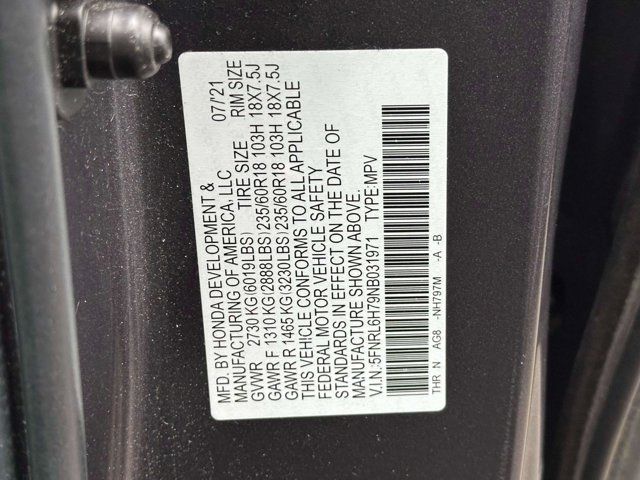 2022 Honda Odyssey EX-L 2022 Honda Odyssey EX-L