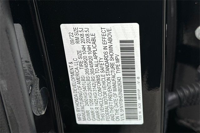 2022 Honda Passport EX-L 2022 Honda Passport EX-L