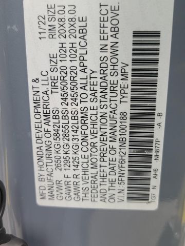 2022 Honda Pilot Special Edition AWD 2022 Honda Pilot Special Edition AWD