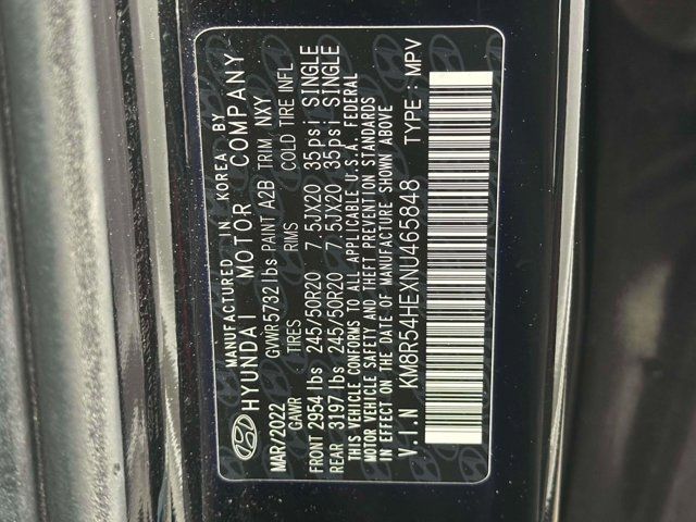 2022 Hyundai Palisade Limited 2022 Hyundai Palisade Limited