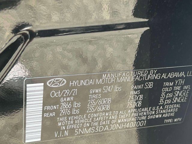 2022 Hyundai Santa Fe SEL