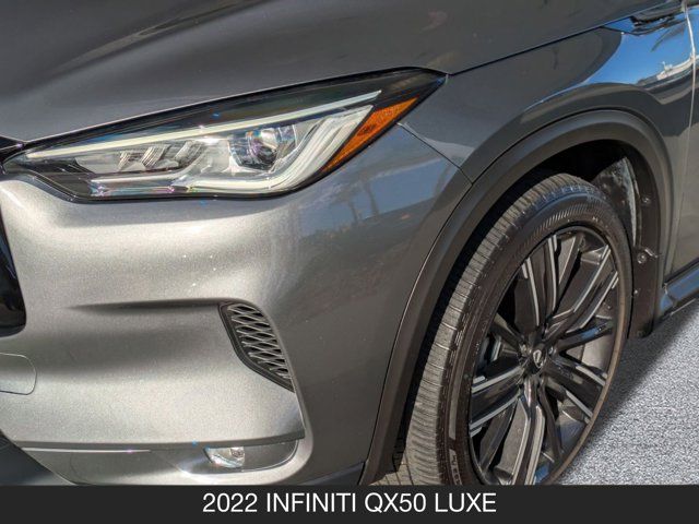 2022 INFINITI QX50 LUXE 2022 INFINITI QX50 LUXE