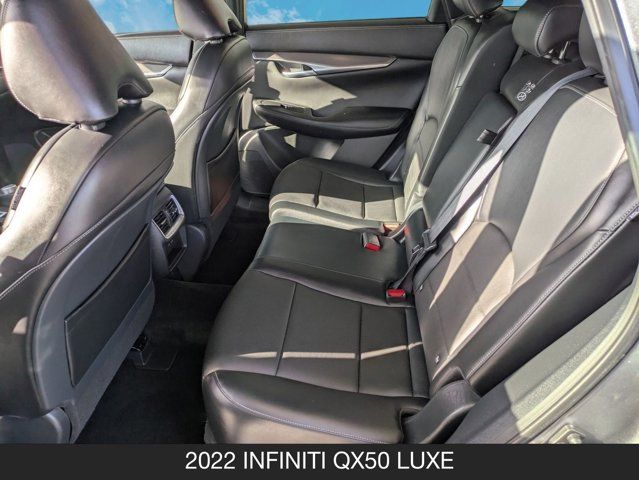 2022 INFINITI QX50 LUXE 2022 INFINITI QX50 LUXE