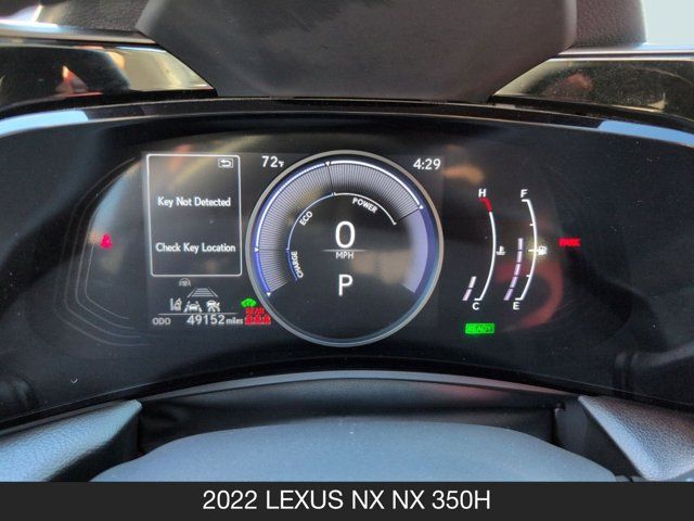 2022 Lexus Nx NX 350h 2022 Lexus Nx NX 350h