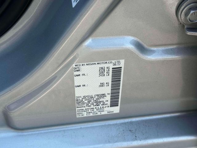 2022 Nissan Altima 2.5 SV Sedan