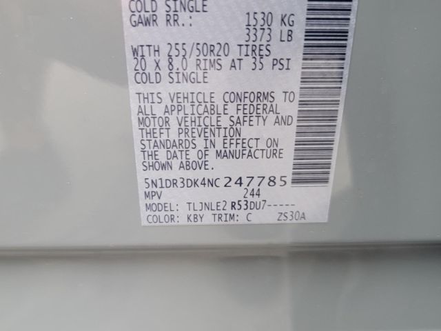 2022 Nissan Pathfinder Platinum 4WD