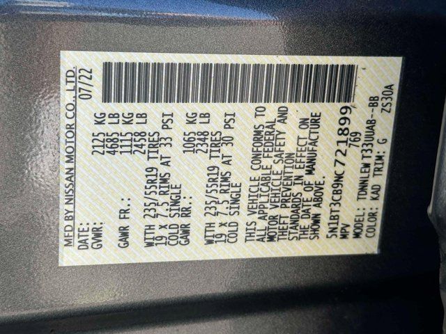 2022 Nissan Rogue SL 2022 Nissan Rogue SL